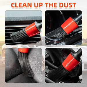 Kit de Cepillos Profesionales <span class=keywords><strong>para</strong></span> Detallado de Autos - Cerdas Suaves de Plástico PP <span class=keywords><strong>para</strong></span> Limpieza de Ruedas, Interior y Exterior (Juego de 5 Piezas, Negro) - Product Image 4