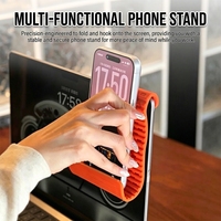 Support universel pliable double face antidérapant en métal et silicone pour tablette et téléphone, best-seller transfrontalier multifonctionnel et portable