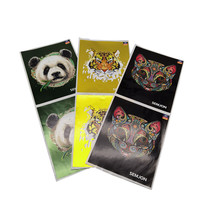 Étiquettes personnalisées de qualité supérieure avec logo de tigre, impression dorée métallisée, papier texturé adhésif, impression d'étiquettes pour emballages, étiquettes pour bouteilles