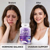 Gummies pour l'équilibre hormonal du syndrome des ovaires polykystiques (SOPK)