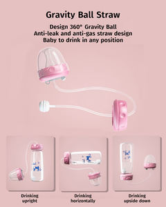 <span class=keywords><strong>Biberon</strong></span> Mignon <span class=keywords><strong>Anti</strong></span>-<span class=keywords><strong>Colique</strong></span> Sans BPA avec Longue Paille en Silicone de Qualité Alimentaire pour Soin des Bébés - Product Image 6