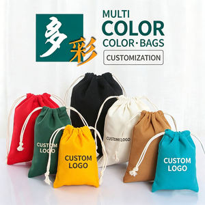 Bolsa de lona de lino ecológica reutilizable con diseño de logotipo personalizado, bolsillo con solapa, protector de tela portátil para bolsos y ropa - Product Image 6