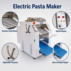 Machine à pâtes, machine à pâtes intelligente, machine à pâtes industrielle, machine à nouilles commerciale, <span class=keywords><strong>laminoir</strong></span> à pâte électrique - Product Image 4