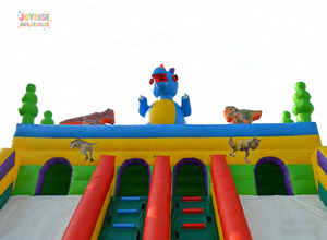 <span class=keywords><strong>Parco</strong></span> Gonfiabile a Tema <span class=keywords><strong>Dinosauri</strong></span>, Gigantesco <span class=keywords><strong>Parco</strong></span> <span class=keywords><strong>Divertimenti</strong></span> Gonfiabile <span class=keywords><strong>con</strong></span> Doppio Scivolo e Parete da Arrampicata, Castello Gonfiabile di Grado Commerciale - Product Image 6