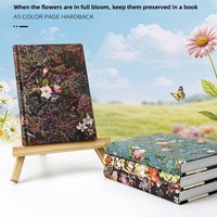 Nuevo Producto: Cuaderno A5 de Tapa Dura con Páginas Coloridas y Decorativas, Libreta de Alta Calidad con Estampado Dorado, Diario, Regalo