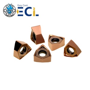 เม็ดมีดกลึงภายนอกเคลือบ PVD แบบ Easy Cool ทำจากคาร์ไบด์ มุมนำ 90 องศา รูปทรงสี่เหลี่ยม สำหรับเครื่องกลึง CNC และศูนย์กลึง - Product Image 1