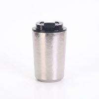 Mug isotherme en titane pur de 380 ml |   Tasse à café en titane à double paroi ultralégère |   Bouteille de voyage portable anti-fuite