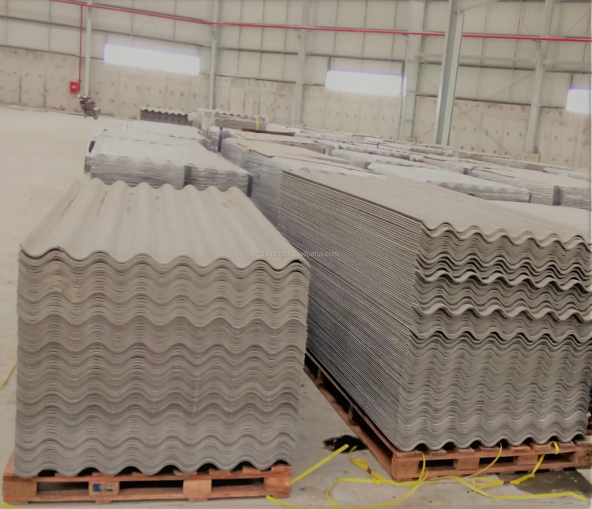 100% Asbest Gratis Fiber Cement Dak Sheet Goedkope Prijs Gemaakt In Viet Nam Japan Technologie