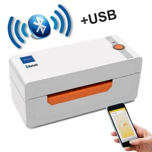 High Quality USB+Blue Tooth Portable 4X6 Shipping Label Printer For Express