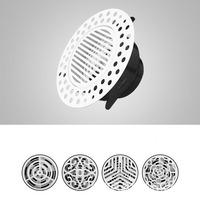 Grille de ventilation de plafond AC de luxe ultra-mince sans cadre, en aluminium moderne de qualité supérieure, encastrée et durable, pour usage extérieur