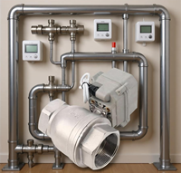 Vanne à boisseau sphérique électrique modulante Etrany 2 pouces en laiton SS304, 2 voies, RS485, haute température, contrôle électrique, DC5V, couple 2N.M