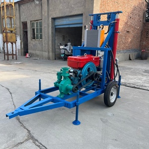 Foreuse hydraulique diesel portable de 200 m pour puits d'eau, machine de forage, plateformes de forage minières - Vente chaude - Product Image 6