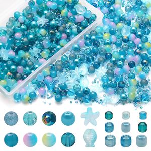 Kit de Cuentas para Joyería DIY en Color Dorado Champán - Formas Mixtas y Tonos Té para la Creación de Pulseras y Collares Estilo Boho - Product Image 5