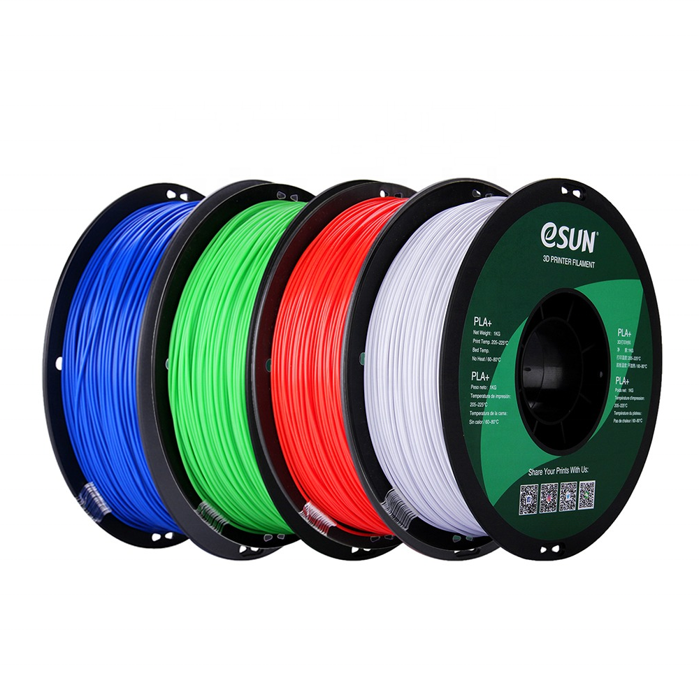 eSUN Wholesale 4X Good Toughness and High Hardness PLA+ 3D Filament 1.75mm 2.85mm 3mm 1kg 3kg PLA Pro Plus 3D Printer Filament