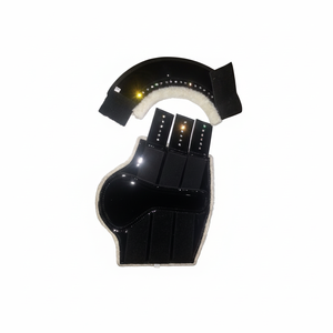 Excelente juego de botas negras para montar a caballo con protección contra el cepillado y el alcance - Product Image 1