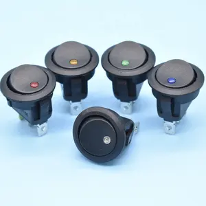 12 V 24 V 220 V Eagle Eye indicator lit KCD1 rocker button switch for car tram boat RV modification