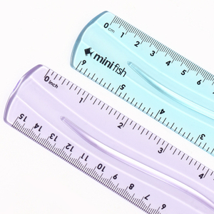 Aangepaste 15Cm Flexibele Heldere Zachte Pvc Liniaal Schattige Kawaii Schoolbenodigdheden Duurzaam Plastic - Product Image 3