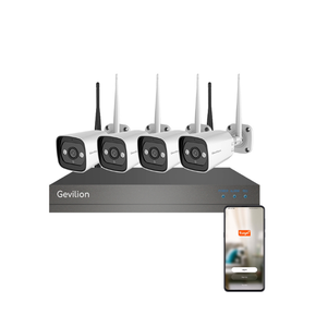 Tuya 4CH 4 canales 2MP 1080 1080P WIFI IP CCTV cámara de seguridad inalámbrica 4 canales DVR NVR SISTEMA DE al aire libre - Product Image 2