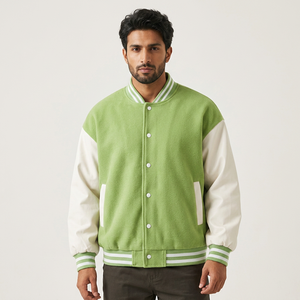 Chaqueta Bomber Varsity Personalizada OEM, Chaqueta Universitaria Estilo Letterman para Hombres y Mujeres, Uso en Equipo o Grupo - Product Image 1