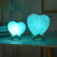 Veilleuse cœur d'amour rechargeable par USB