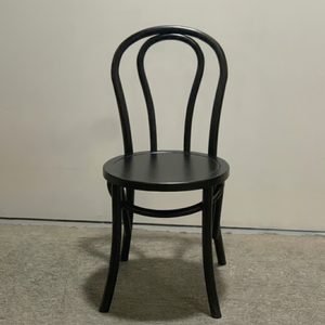 Silla de Restaurante Moderna Comercial de Madera Curvada con Asiento de Roble Macizo, Patas Cónicas y Diseño Duradero - Product Image 1