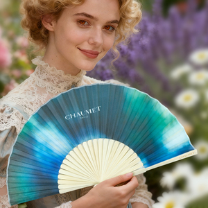 婚礼装饰品布艺手扇定制标志手扇竹礼品 - Product Image 6