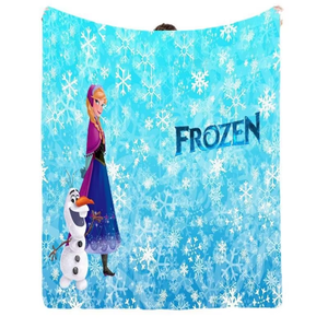 Lông Cừu Chăn 330gsm Phim Hoạt Hình Thiết Kế Tùy Chỉnh Siêu Mềm Ném Chăn Ấm Flannel Ấm Cúng Chăn Cho Đi văng Giường Sofa - Product Image 2