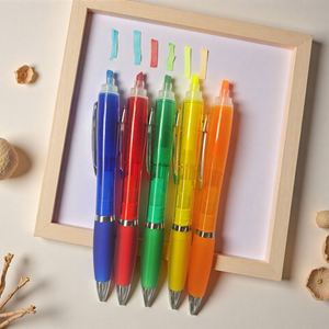 Stylos bille et surligneurs publicitaires personnalisés en gros pour fournitures de bureau et de papeterie, avec échantillon gratuit - Product Image 1