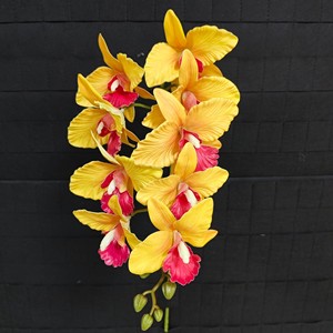 9 Heads KATE Orchid <b>Artificial</b> <b>Flowers</b> Versatile Cost-Effective New Products for Office Home Party for Christmas Graduation - Product Image 4