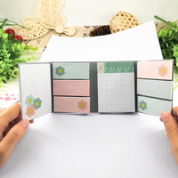 Bloc-notes professionnel personnalisé avec motifs imprimés, découpé à la forme, 3x3 pouces, pour liste de tâches, papeterie
