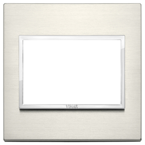 Vimar Wall <b>Switch</b> Plate 13.1x11.6cm Titanium Finish - Product Image 1