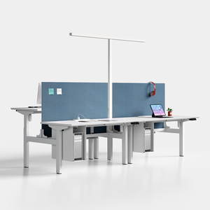 <span class=keywords><strong>Bureau</strong></span> de travail moderne réglable en hauteur avec système de levage électrique, poste de travail vertical avec station de levage pour ordinateur - Product Image 6
