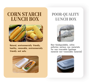 100% biodegradabile Eco Friendly PLA posate coltello forchetta e cucchiaio compostabile da 6/7 pollici stoviglie usa e getta - Product Image 5