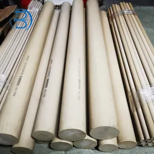 BOYIDA PEEK Plastic Round Bar Beige China Manufacturer Black PEEK Plastic Rods Polyetherefirketone Rods