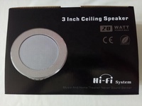 Mini haut-parleur de plafond Hifi Sound 20W 8 ohms en métal 3 pouces avec couvercle Mini haut-parleur de montage au plafond