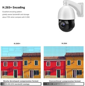 Tự động theo dõi tương thích HIK 5MP 8MP <span class=keywords><strong>IR</strong></span> 4.5 "30x Zoom PTZ máy ảnh IP66 VANDAL-proof 48V PoE Speed Dome <span class=keywords><strong>Camera</strong></span> - Product Image 6