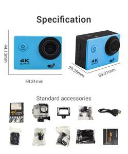 Cámara de Acción <span class=keywords><strong>4K</strong></span> 1080P WiFi 2.0" Sumergible, Cámara de Video para Casco, Cámaras Deportivas - Product Image 6