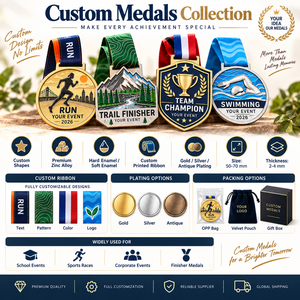 Médailles personnalisées pour l'école et les enfants, récompenses pour les élèves, événements scolaires, compétitions, reconnaissance, commandes en gros, OEM, ODM - Product Image 4