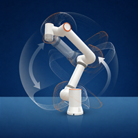 Bras de robot collaboratif à six axes avec une puissance de 2 kW, une tension de 220 V, une garantie d'un an - Non programmable, pour le soudage, la manutention, le chargement/déchargement