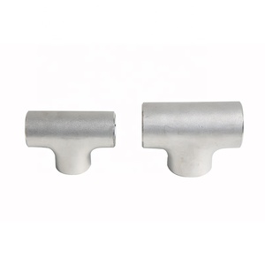 Liền Mạch <span class=keywords><strong>Ansi</strong></span> <span class=keywords><strong>B16.9</strong></span> Sus 304 316 Sus304 Sch40 Sch80 Ss Inox Giảm Bằng Thép Không Gỉ Tee Lắp Ống - Product Image 1