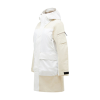 Veste imperméable longue personnalisée pour femme, idéale pour l'escalade hivernale, parka extensible, durable, en poly 3L, coupe-vent, veste hardshell pour la randonnée