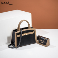 Sacs à main pour femmes QAZA 2024, sur mesure, décontractés, grand format, 2 en 1, fermeture à glissière, sacs à main tendance