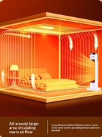 Pemanas Udara Hangat Model Menara Aucma Pemanasan Cepat Hemat Energi Hemat Ruang Desain Vertikal Ringkas Bertenaga 2000W Pemanas Keramik