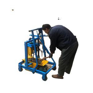 Bewegen mobiler Ziegel machen Maschinen Hohl block manuelle Maschine billig zu Hause verwenden - Product Image 1
