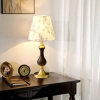Lampe de table LED de luxe de style médiéval français VH, créative et rétro, pour salon, chambre à coucher, chevet