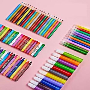 Esale - Juego de 208 Piezas de Juguetes de Dibujo de PVC de Alta Calidad para Niños, Colores Brillantes, Escritura Suave, Cultiva el Interés por Pintar - Product Image 6