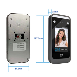 4.3 pollici AI riconoscimento facciale dinamico della macchina di presenza della carta di RFID di controllo di accesso del terminale di controllo della visione notturna Reset Software libero - Product Image 6