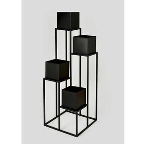 Jardinière design moderne en métal aspect décoratif unique parfait pour les espaces intérieurs et extérieurs du jardin du balcon - Product Image 6