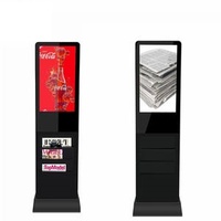 Kiosque autoportant de 22 pouces Digital Signage avec des supports de brochure