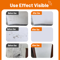 Peinture murale acrylique inodore intérieur-extérieur à base d'eau, application facile au pinceau ou au rouleau, revêtement liquide pour réparation murale